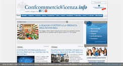 Desktop Screenshot of confcommerciovicenza.info